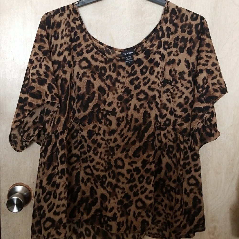 Torrid sheer blouse